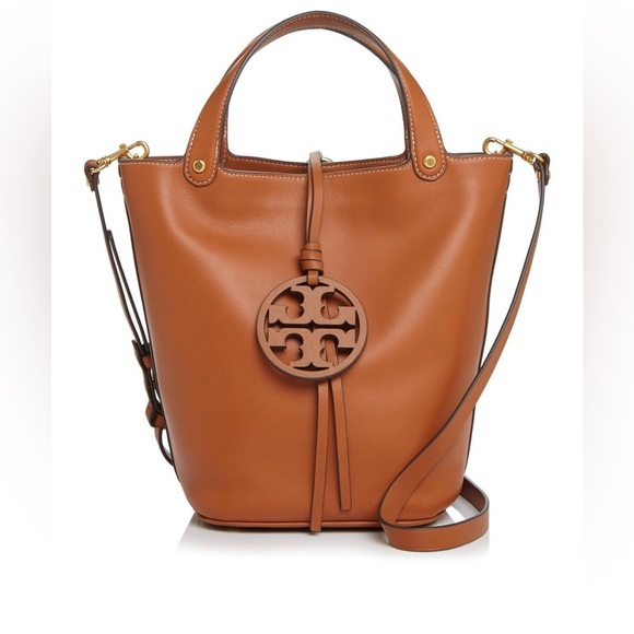 Tory Burch Handbags - Tory Burch Miller brown cognac bucket bag